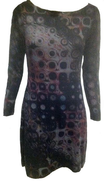 Nally & Millie Circles within Squares Dress
