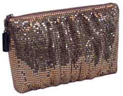 Whiting & Davis Shirred Cosmetic Case